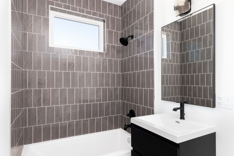 Bathroom with Statement Tile