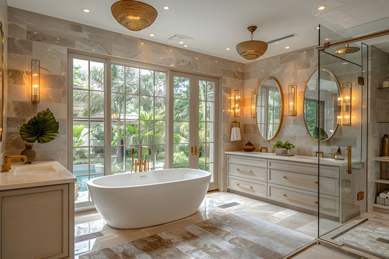 Luxury Bath with Free-Standing Tub